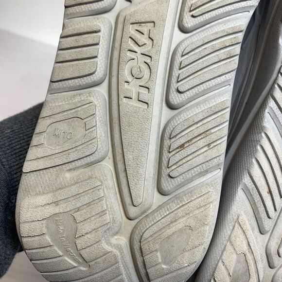 HOKA ONE ONE MENS ORA RECOVERY SLIDE SANDALS GRAY SIZE 10 - Picture 7 of 10